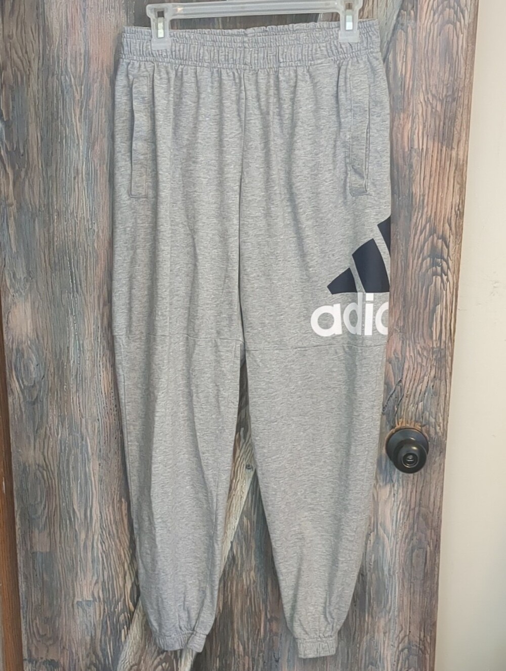 adidas Gray Jogger Sweatpants Men's Medium